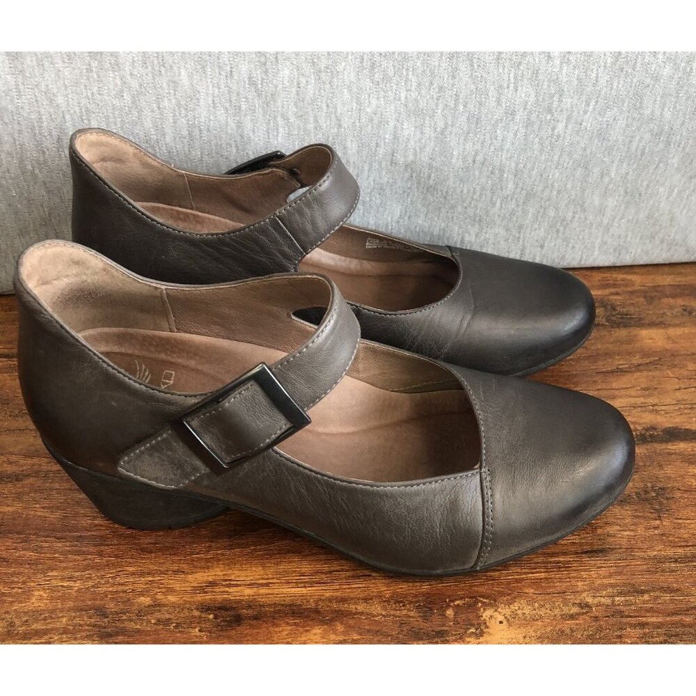 Dansko Women's Dark Brown Mary Jane Heels
